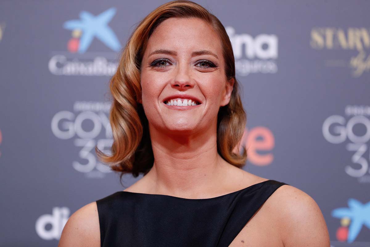 Journalist Maria Casado at photocall for the 35th annual Goya Film Awards in Malaga on Saturday, 06 March 2021.