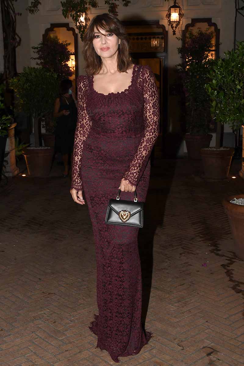 Monica Bellucci during the closing night of the Taormina Film Festival on July 18, 2020 in Taormina, Italy.