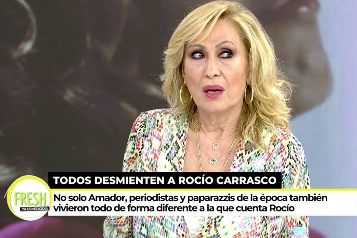 Rosa Benito defiende a Amador Mohedano de las duras acusaciones de Rocío Carrasco