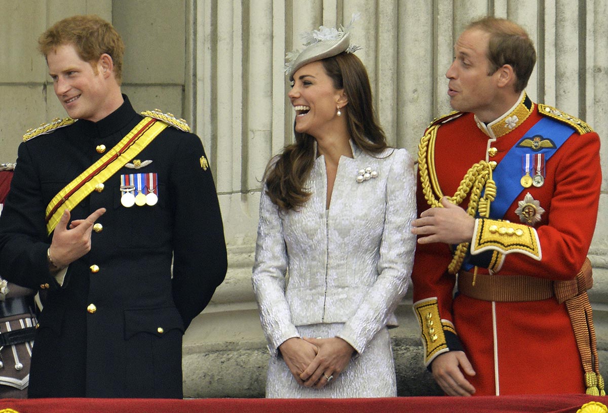 Kate Middleton, principe Harry, principe guillermo