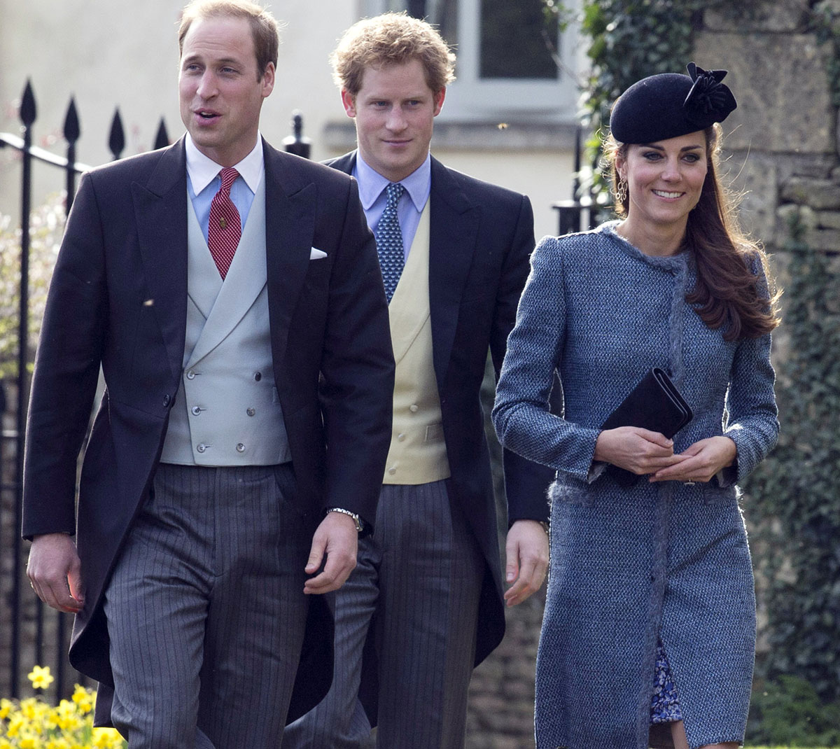 Kate Middleton, principe Harry, principe Guillermo