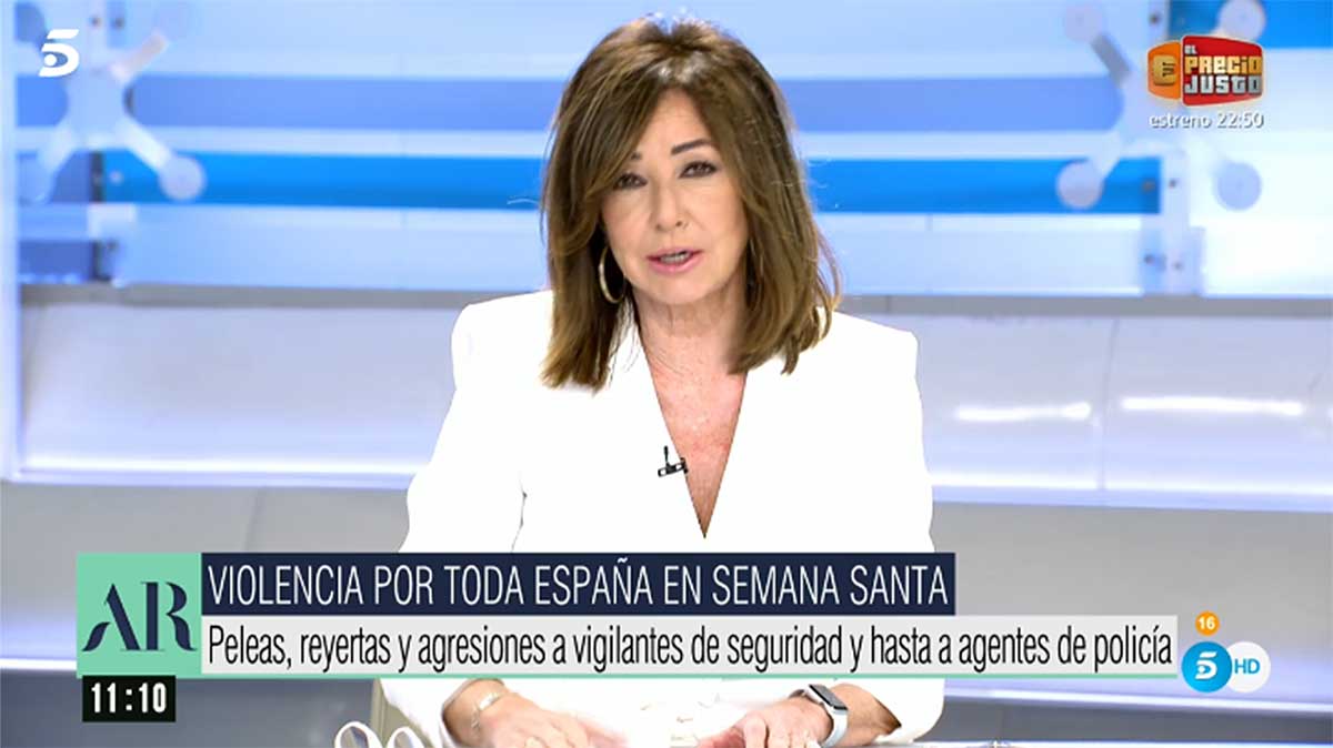 Ana Rosa Quintana vuelve al trabajo presencial tras 10 días de cuarentena
