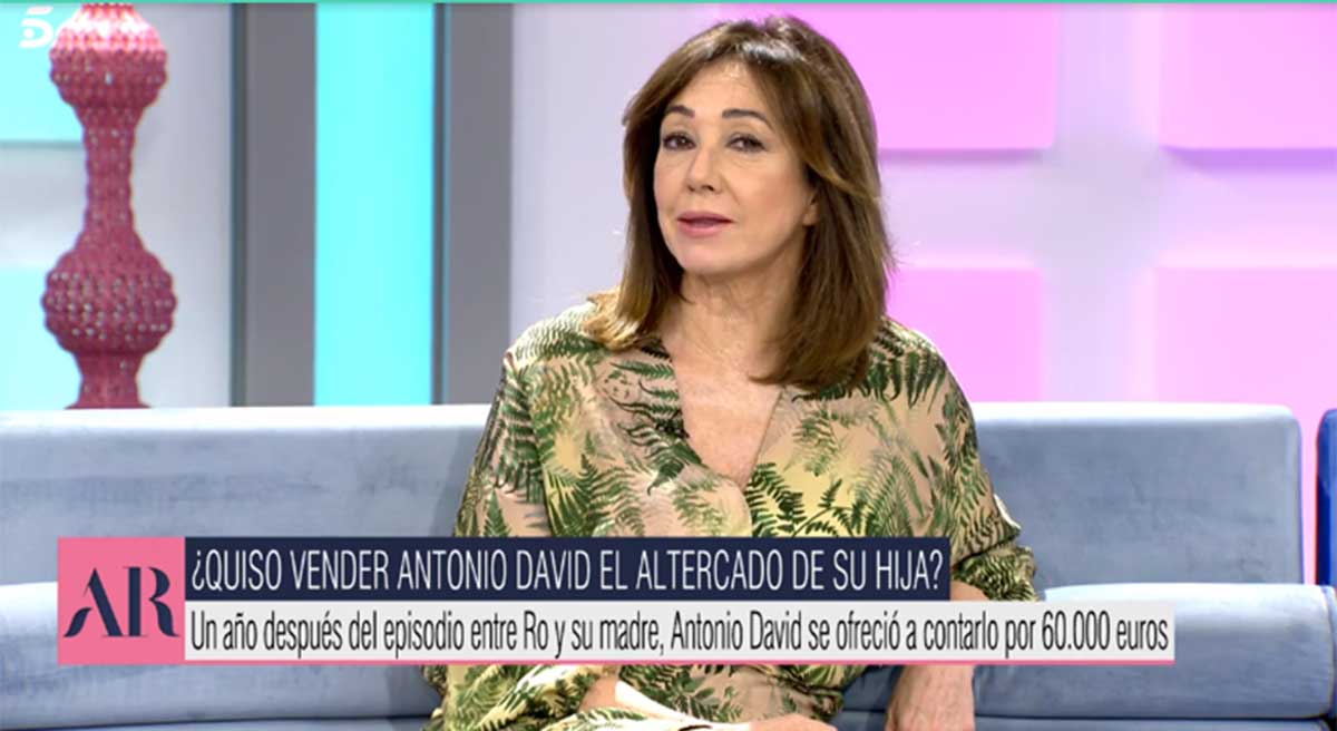 La indignación de Ana Rosa Quintana con Antonio David Flores tras el intento de vender la agresión de su hija: "Es repugnante"