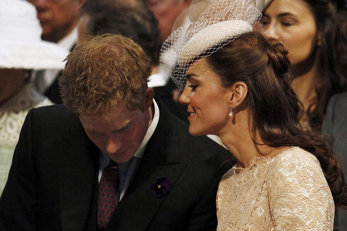 kate middleton, principe harry