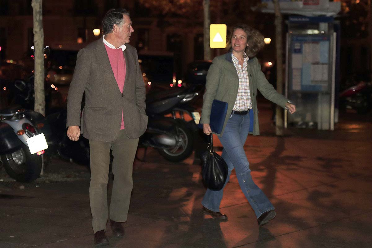 Politician Jose Maria Michavila and Alejandra Salinas in Madrid on Saturday 09 November 2019.