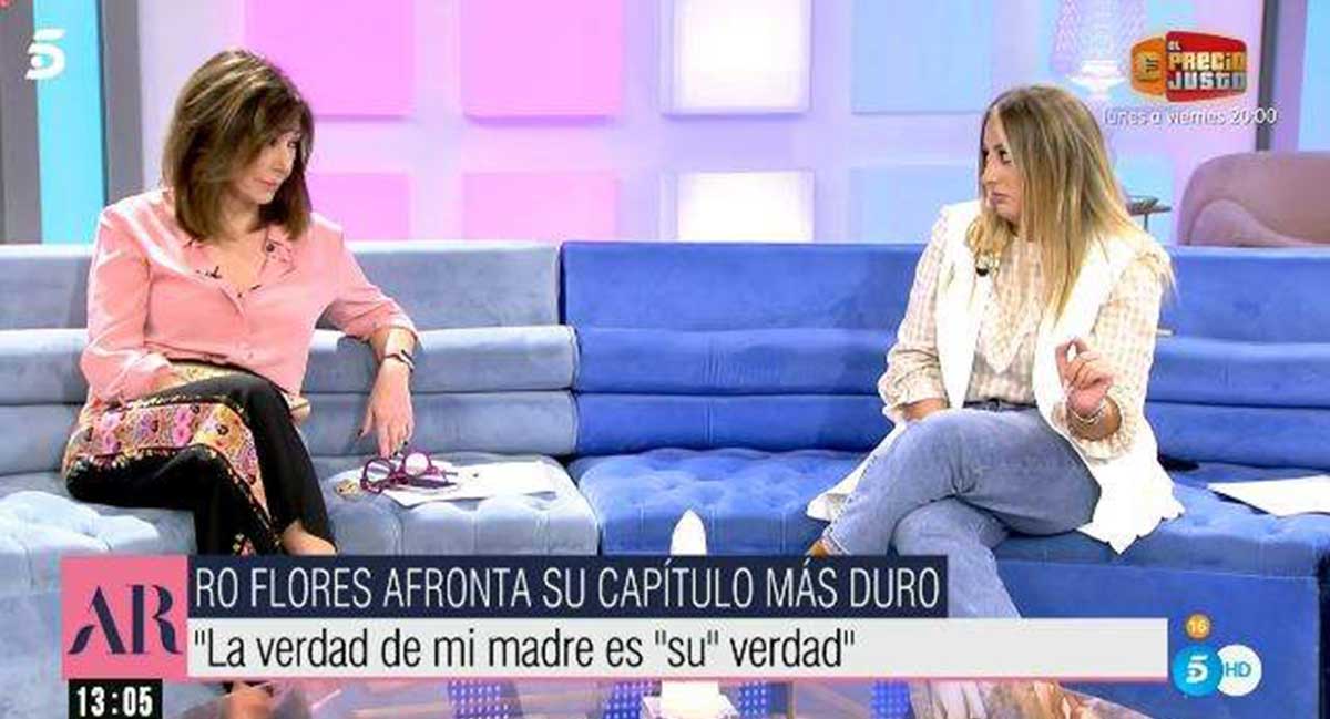 Ana Rosa Quintana da pistas sobre cómo están las negociaciones con Rocío Flores para responder a su madre, Rocío Carrasco