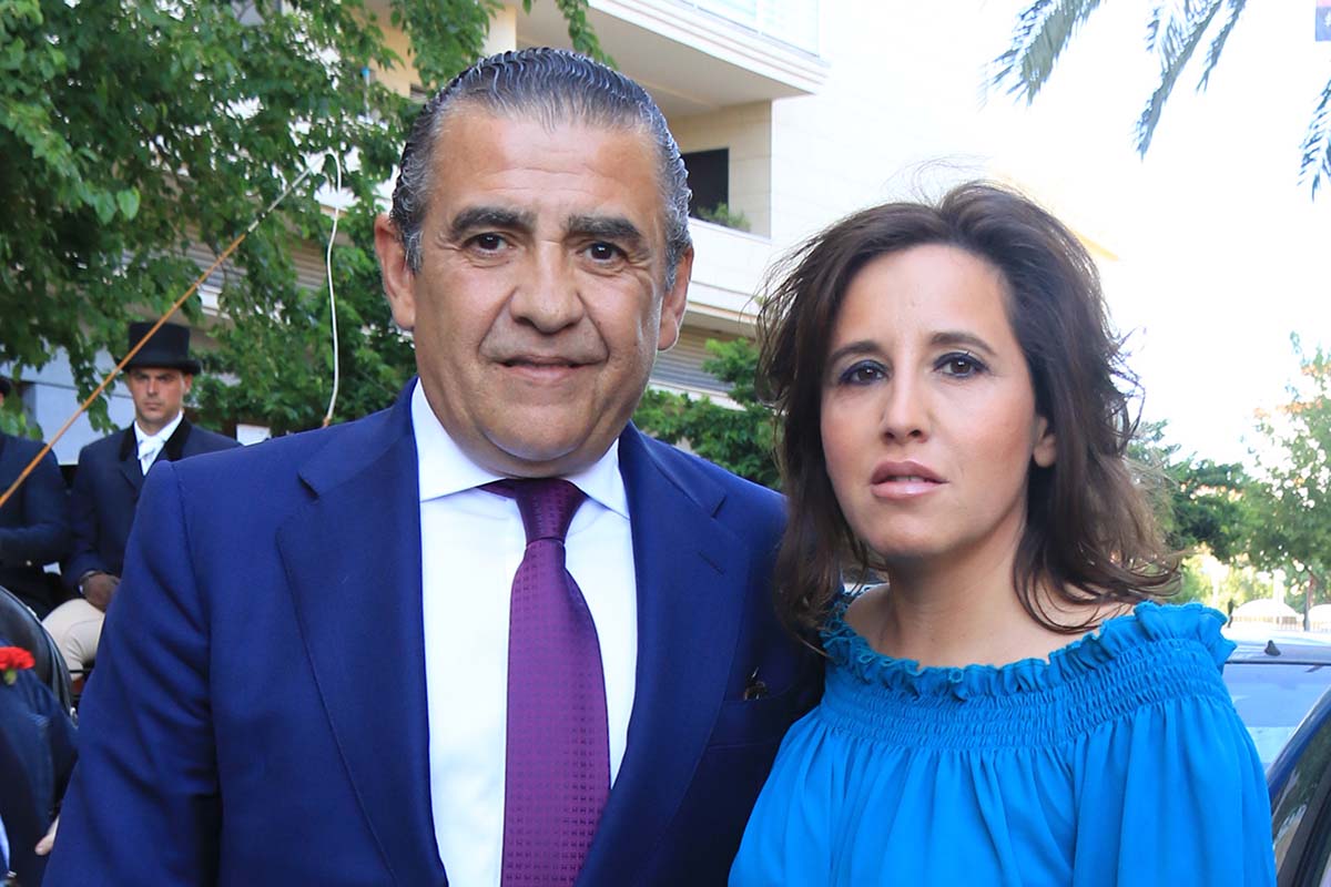 Jaime Martinez Bordiu y Marta FernÃ¡ndez por las calle de Jerez de La Frontera 12/05/2018