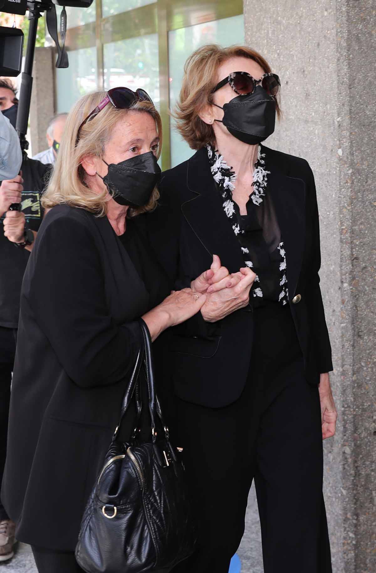 during the burial of Mila ximenez in Madrid 23 June 2021