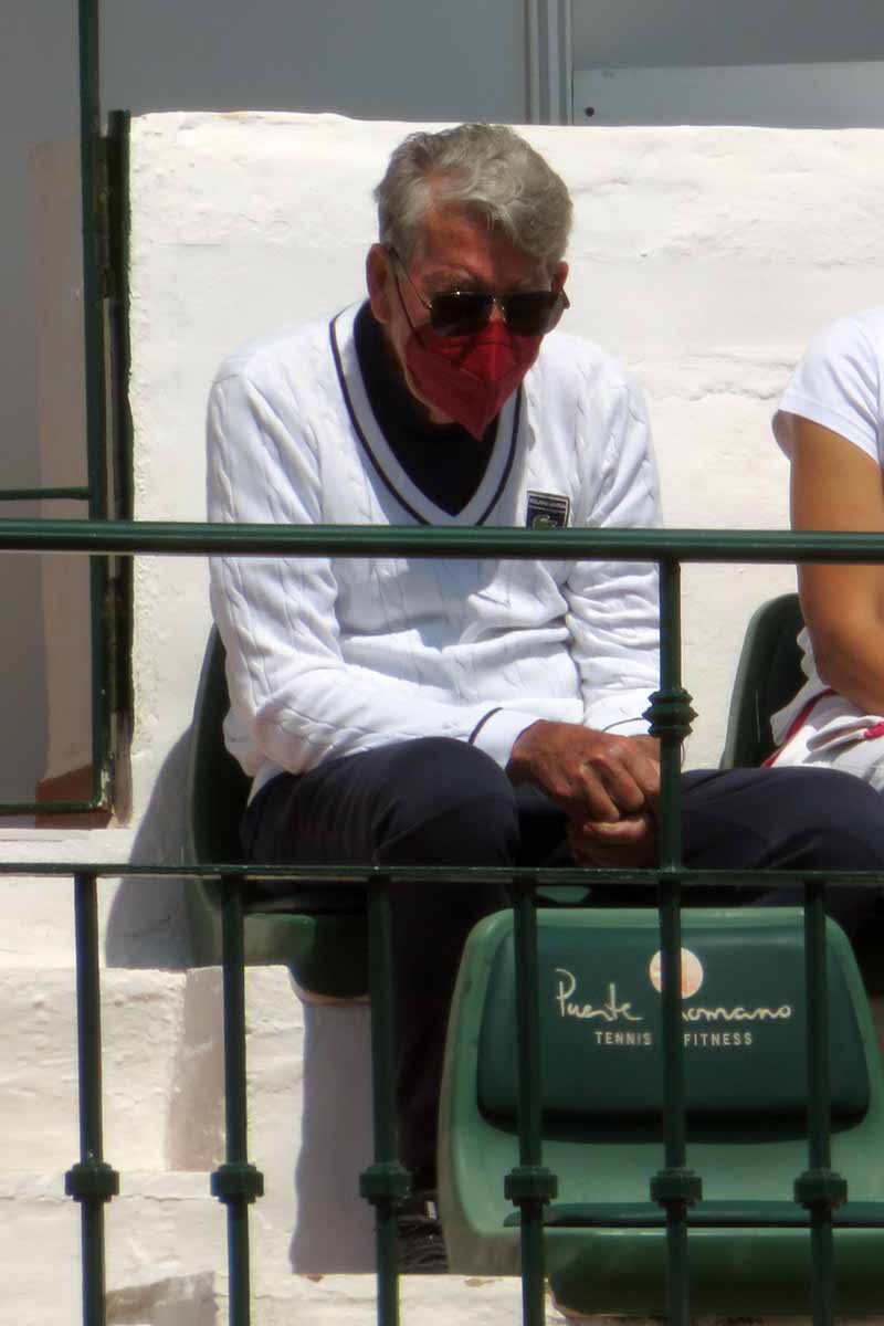 U481Former Tennis player Manolo Santana in Andalucia OpenTennis in Marbella on Sunday 4 April 2021142