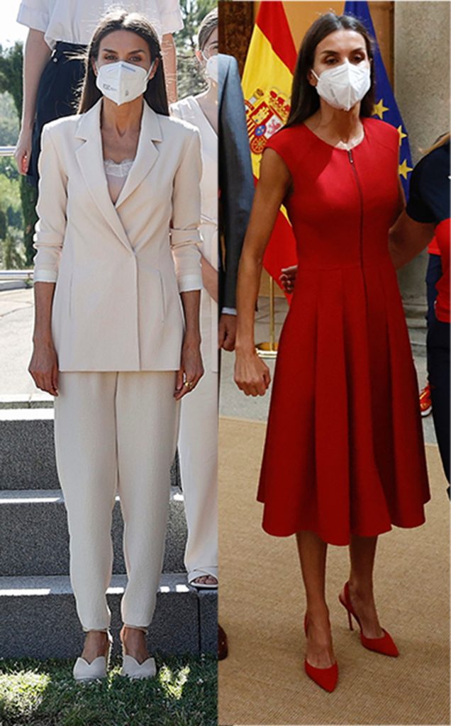 El simple detalle con el que la Reina Letizia refresca este famoso vestido
