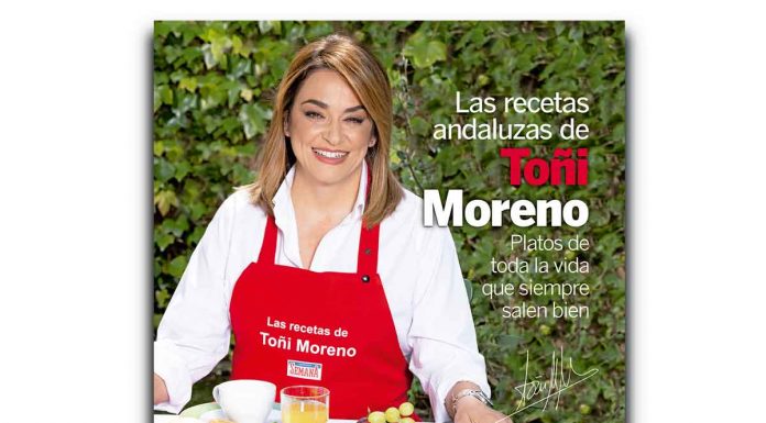 Toñi Moreno acaba de editar un libro de cocina