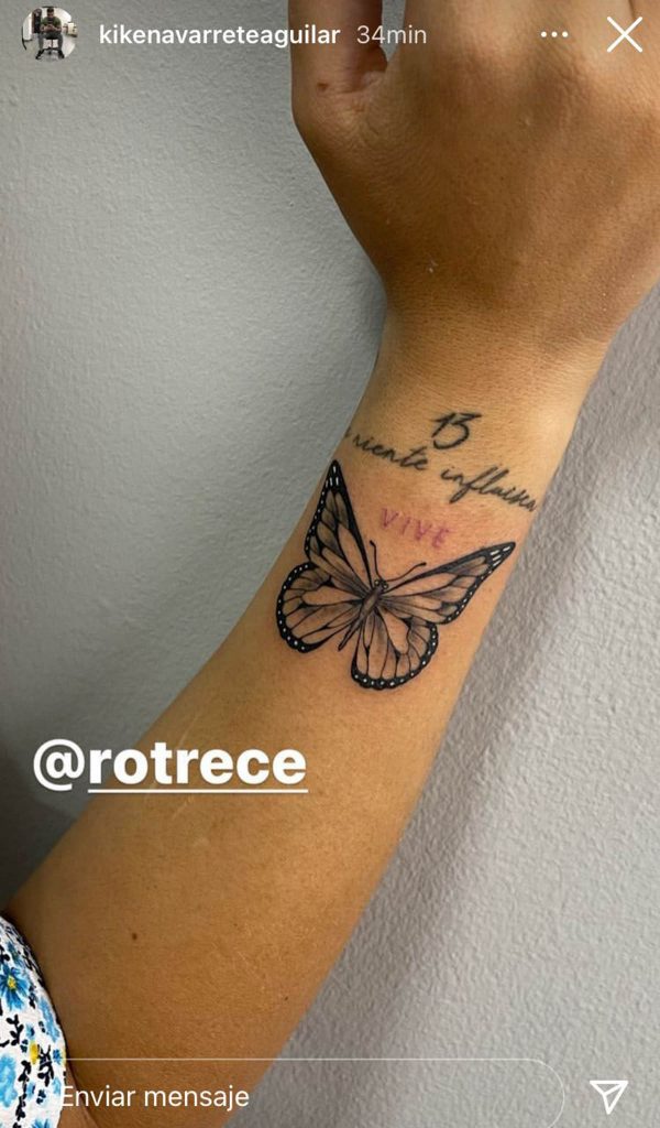 Los nuevos y significativos tatuajes de Rocío Flores y su novio, Manuel Bedmar
