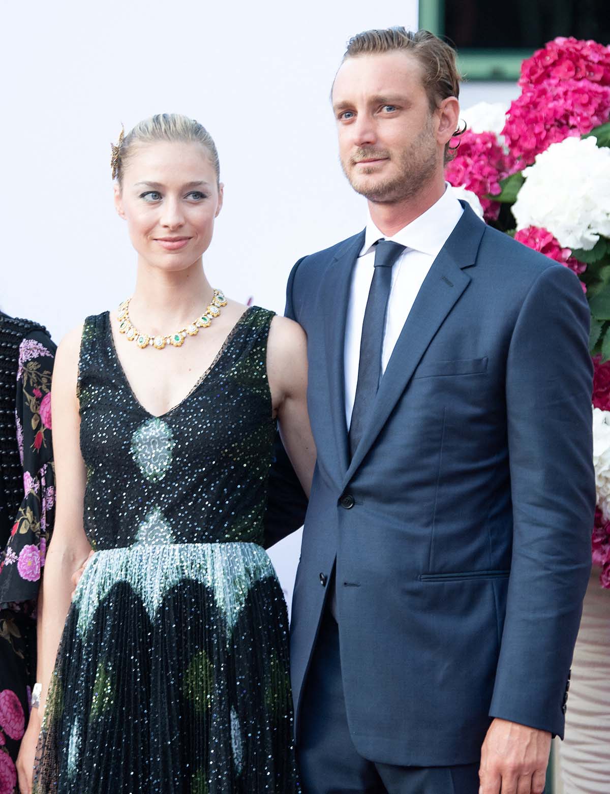 Pierre Casiraghi and his wife Beatrice Borromeo at the Red Cross SummerConcert on July 16, 2021 in Monte-Carlo, Monaco.