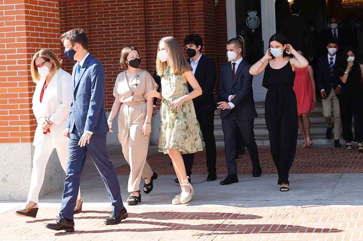 Spanish Royals attends an audience to the Board of Trustees of the Spanish Committee of United World Colleges Foundation