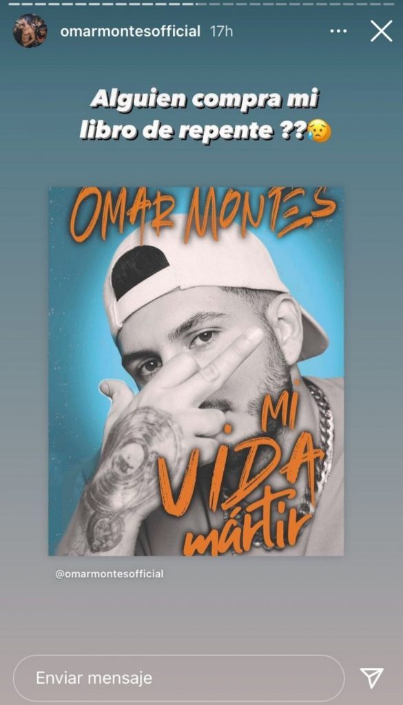 Omar Montes sorprende a todos: Publica su primer libro