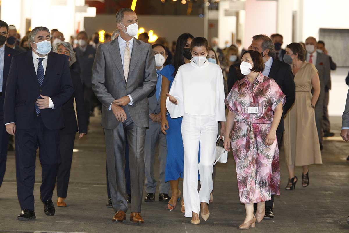 Felipe y Letizia siguen a rajatabla el protocolo en la inauguración de ARCO en Madrid