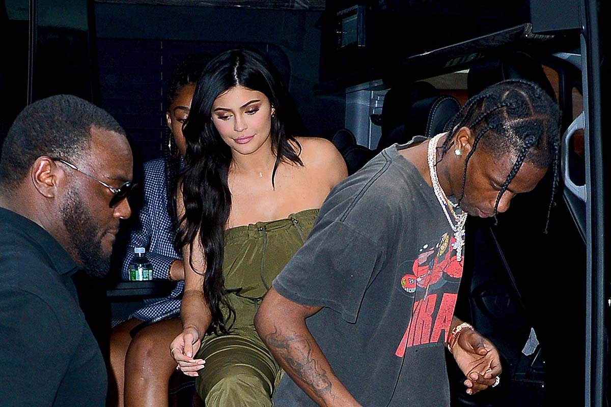 Kylie Jenner and Travis Scott in NYC on 7th May 2018