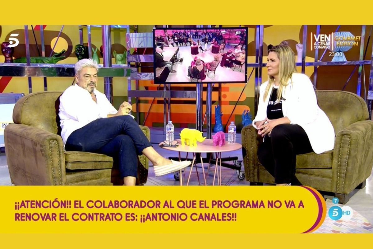 El mensaje de Carlota Corredera tras el "desagradable" despido a Antonio Canales de 'Sálvame'