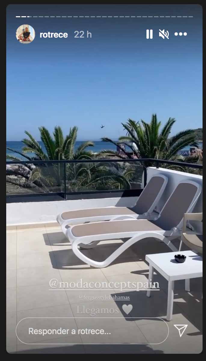 Así es el hotel de lujo donde se aloja Rocío Flores durante sus vacaciones en Ibiza