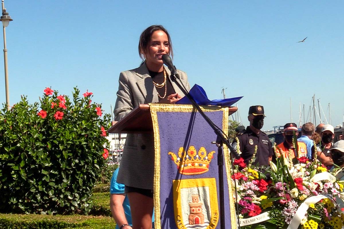 Gloria Camila durante un homaje a Rocio Jurado en Chipiona, 08 Septiembre 2021.