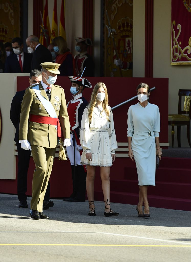 Las confidencias de la Reina Letizia y la Infanta Sofía (sin Leonor) en la Fiesta Nacional