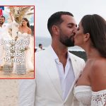 Anabel Pantoja and Omar Sanchez on their wedding in La Graciosa on Friday 01 October 2021