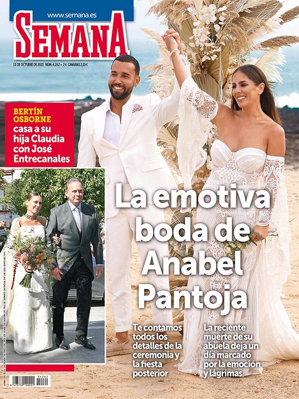 La revista SEMANA adelanta su edición y sale a la venta este lunes con todos los detalles e imágenes de la boda de Anabel Pantoja