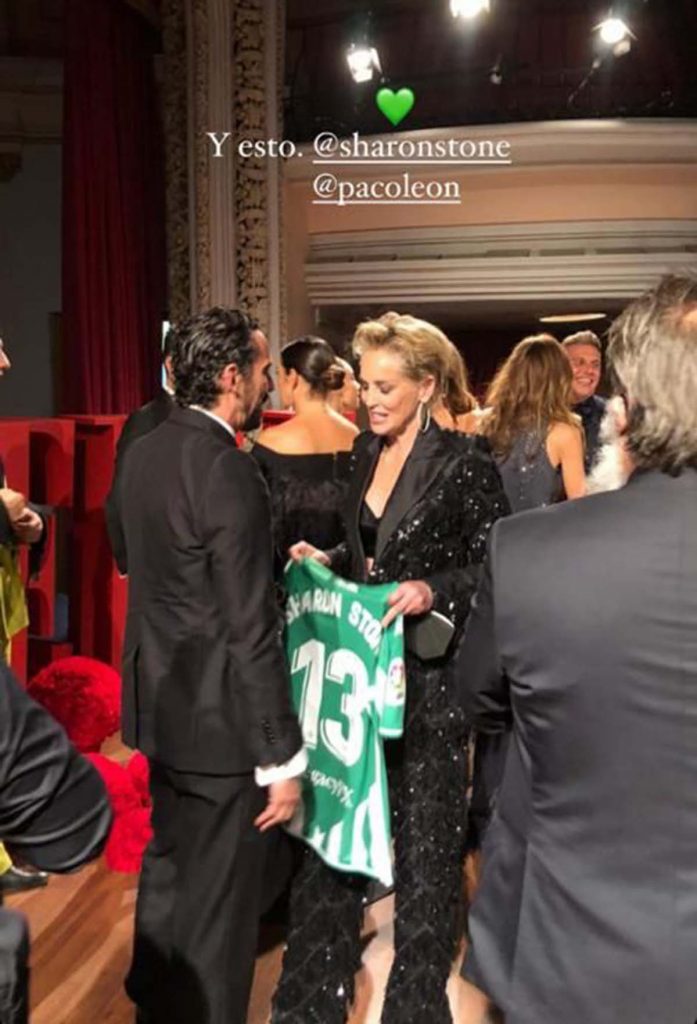 Paco León le tira los tejos a Sharon Stone