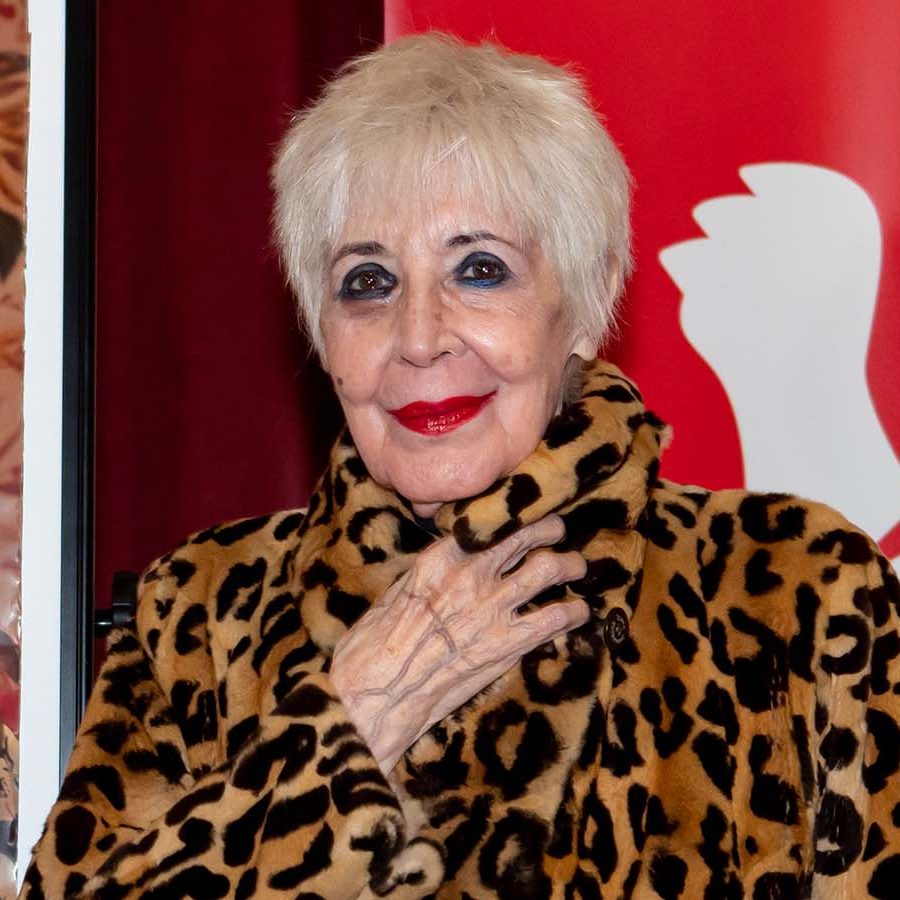 Actress Concha Velasco during the presentation of La habitaciÃ³n de Maria in Zaragoza, Wednesday, 17 March 2021.