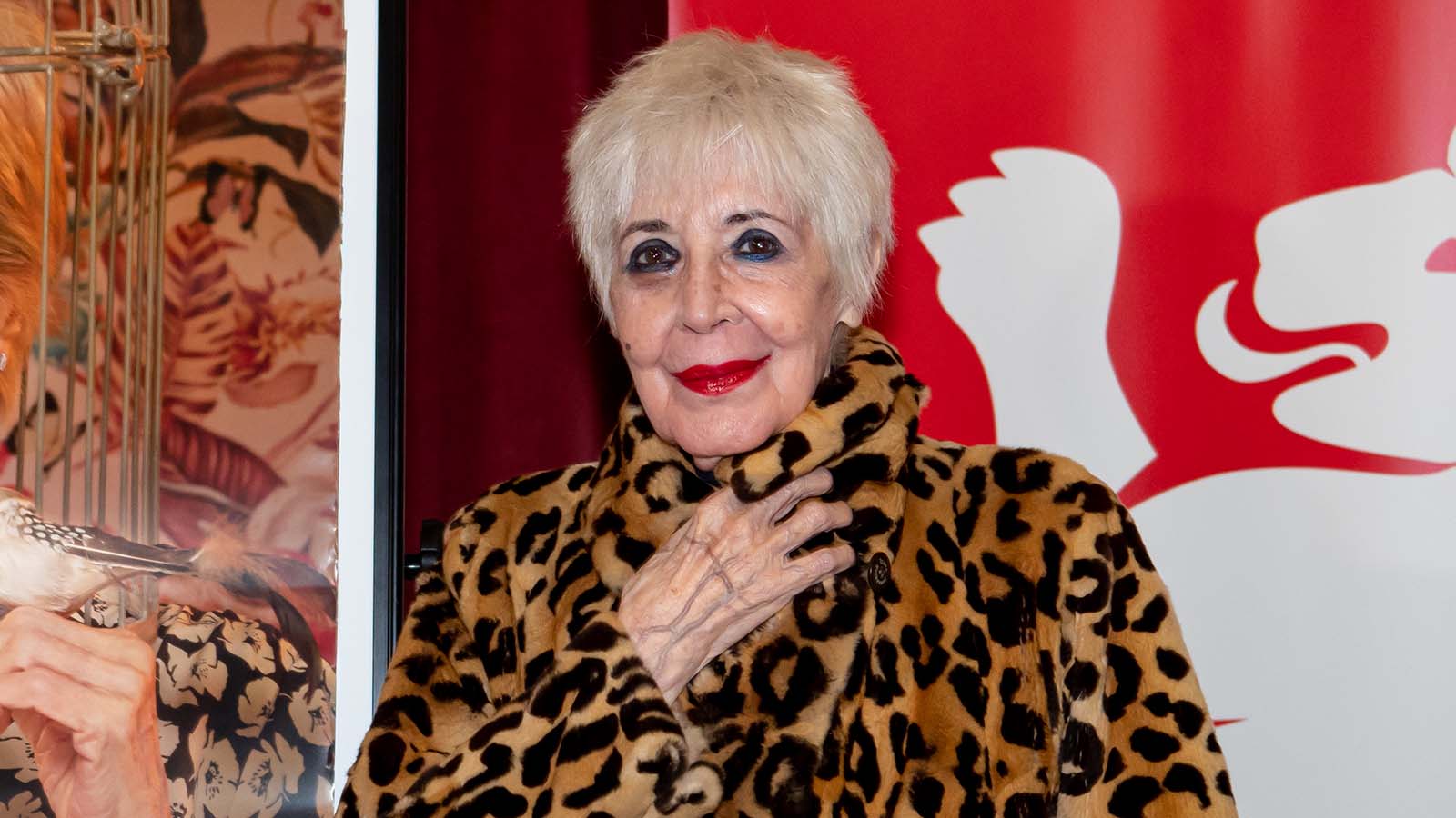 Actress Concha Velasco during the presentation of La habitaciÃ³n de Maria in Zaragoza, Wednesday, 17 March 2021.
