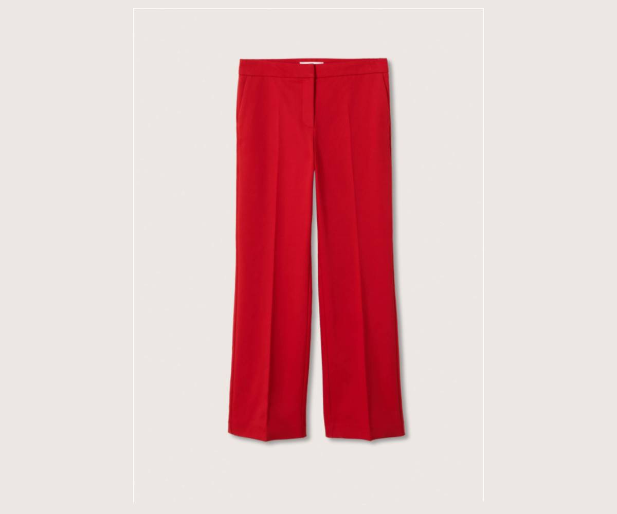 Mar Flores rojo pantalones