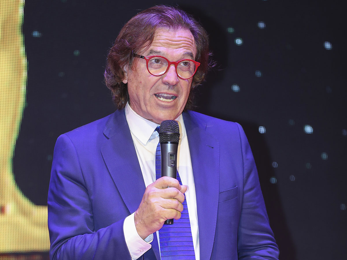 Presenter Pepe Navarro during Kapital del Humor 2019 awards in Madrid on Tuesday, 08 october 2019.