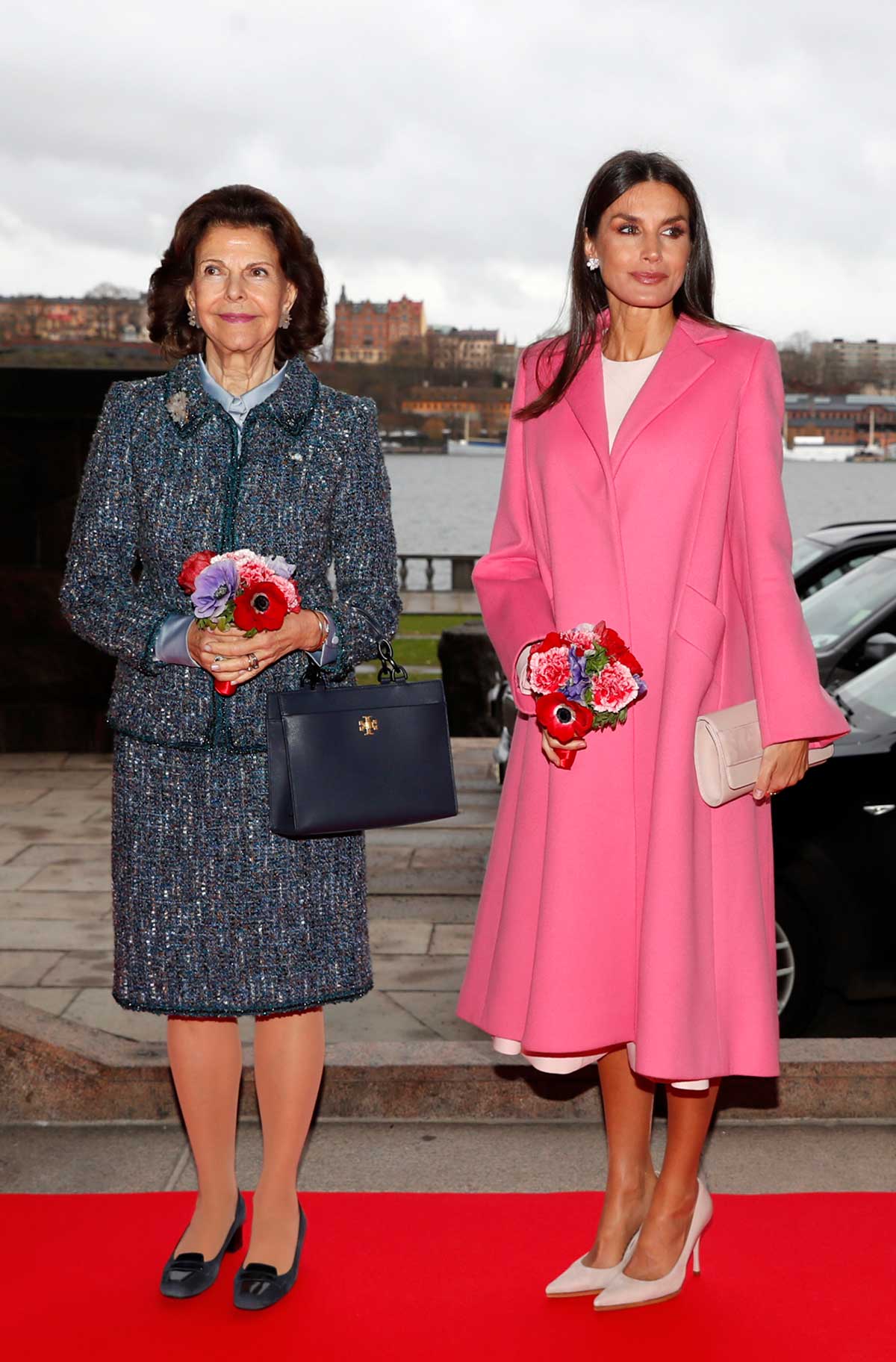 Reina Letizia y Reina Silvia de Suecia