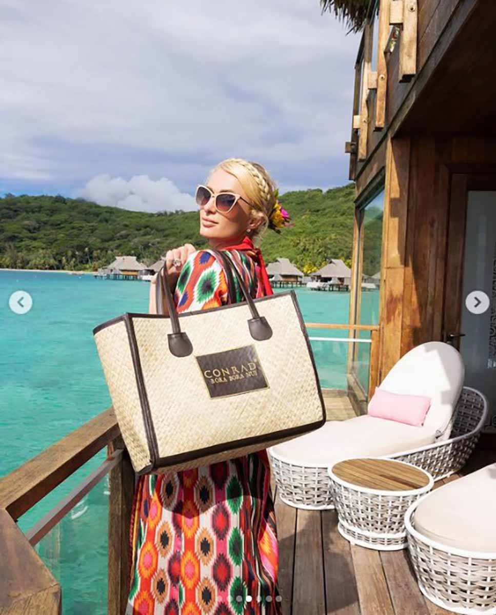 Las fotos de la luna de miel de Paris Hilton en un hotel de Bora Bora (por 2.800 euros la noche)