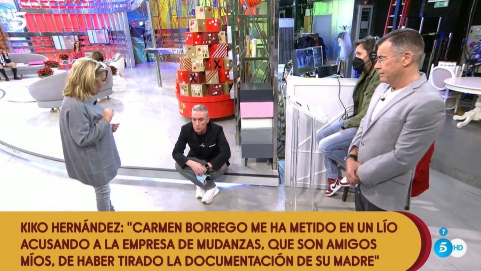 Carmen Borrego sufre un ataque de ansiedad en directo por un enfrentamiento con Kiko Hernández