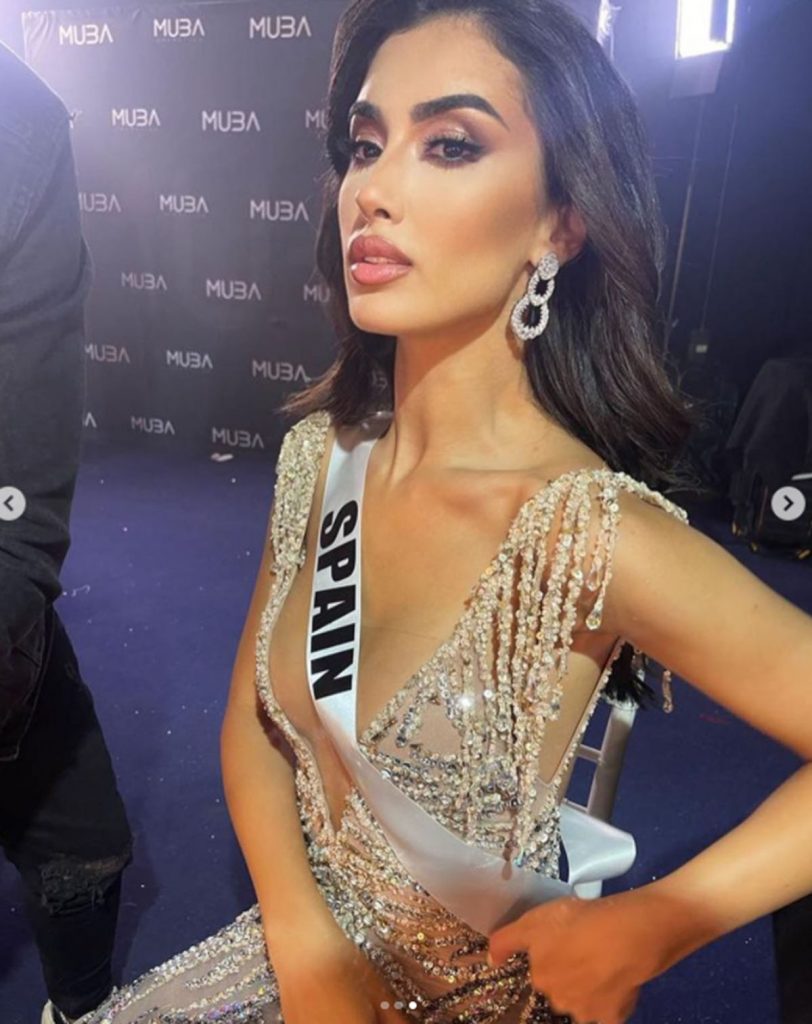 El espectacular vestido de Sarah Loinaz con guiño a La Palma en la gran final de Miss Universo