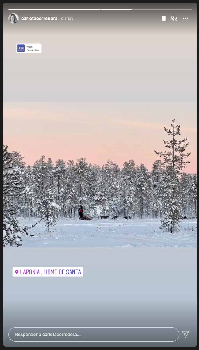Fotos del día: Carlota Corredera muestra las imágenes de su espectacular viaje a Laponia