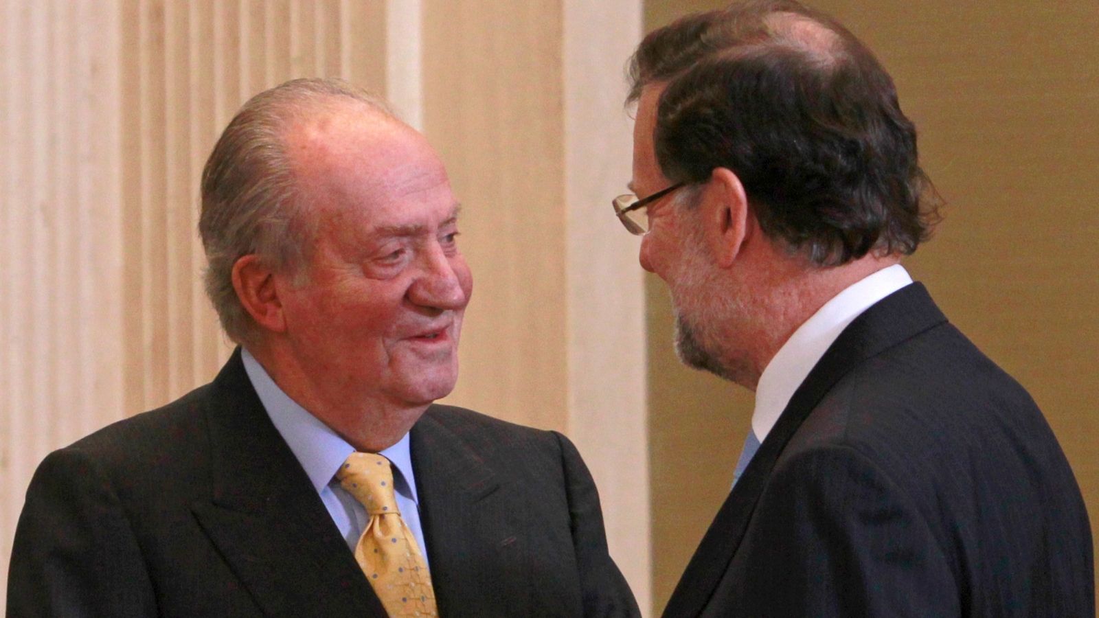 Mariano Rajoy Rey Don Juan Carlos