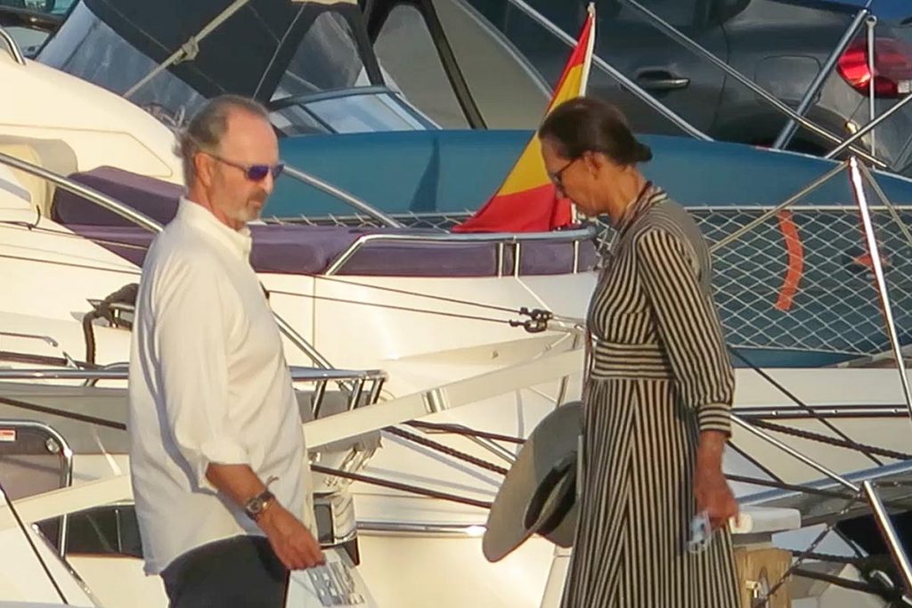 Marta Gayá ¿En Abu Dabi con el Rey Juan Carlos?