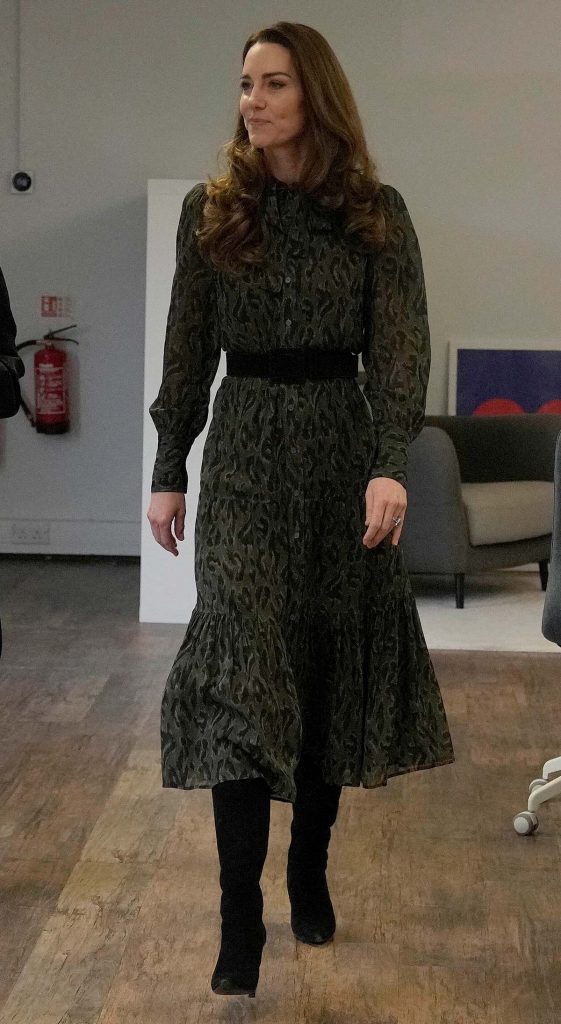 El buen rollo (y el nuevo vestido de leopardo) de Kate Middleton