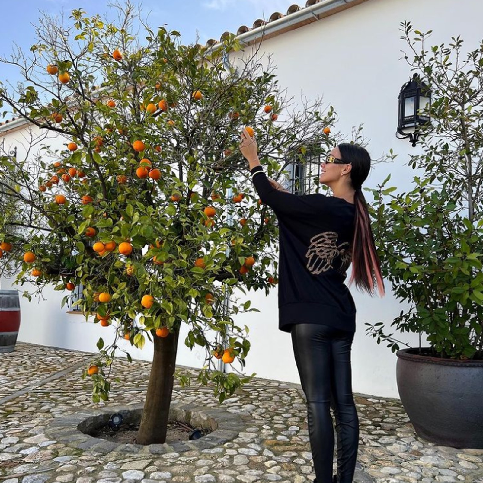 Cristina Pedroche naranjas