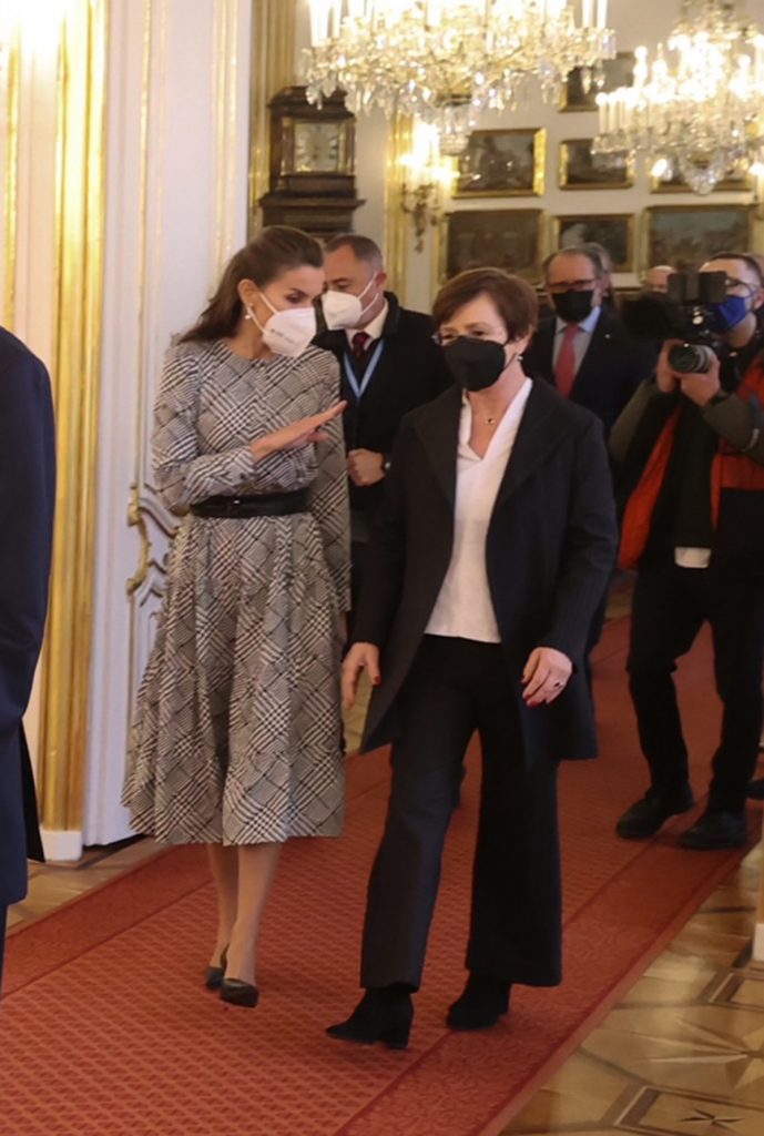 La Reina Letizia decepciona en Viena con un vestido soso (que no aprobaría Sissi)