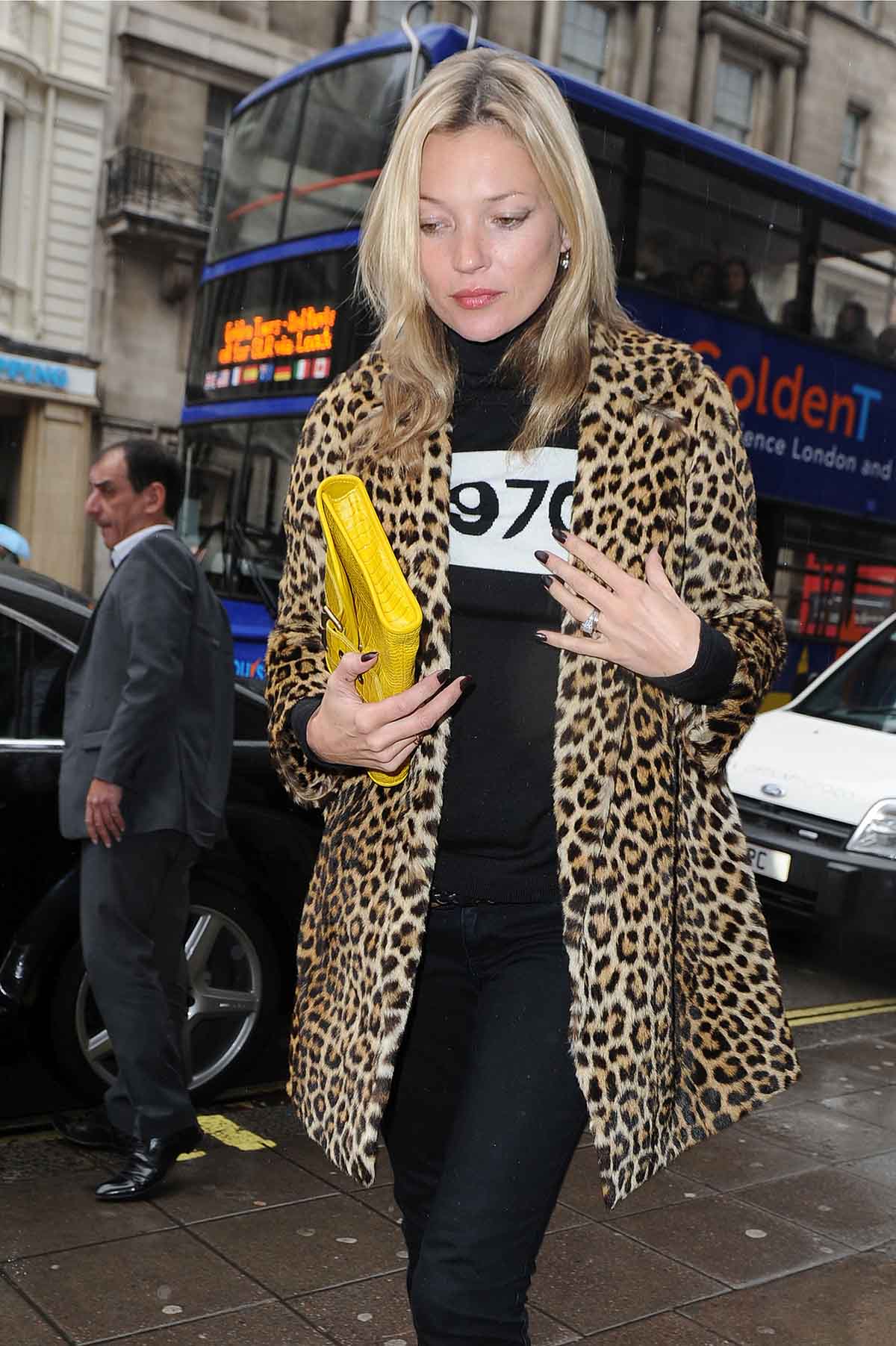 Model Kate Moss seen in London November 1st, 2012 - London