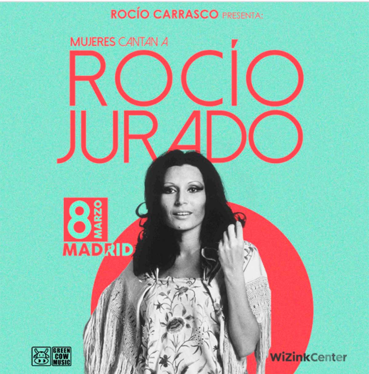Cartel concierto homenaje a Rocío Jurado organizado por Rocío Carrasco