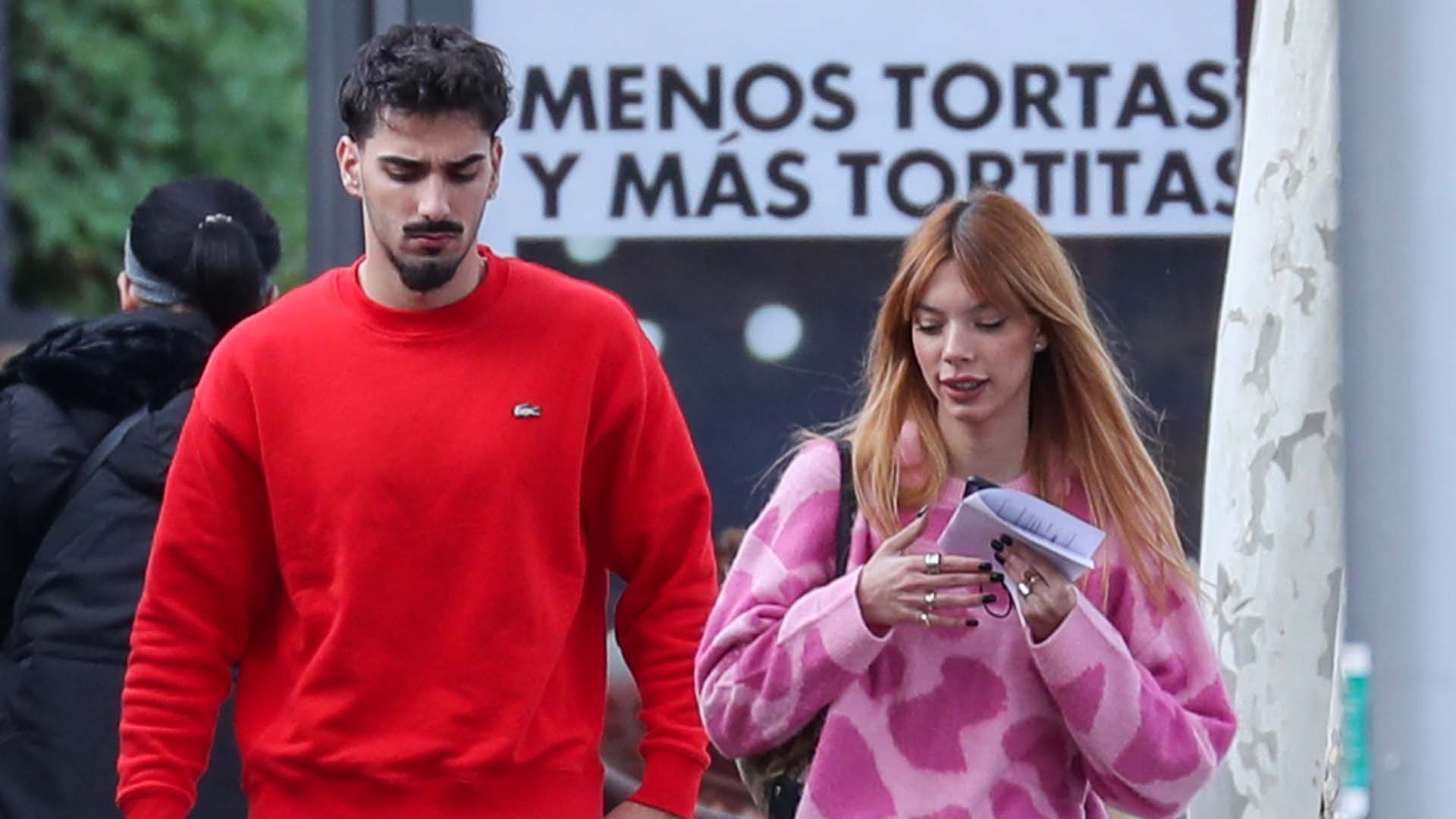 Alejandra Rubio and Carlos Aguera in Madrid, 18 November 2021