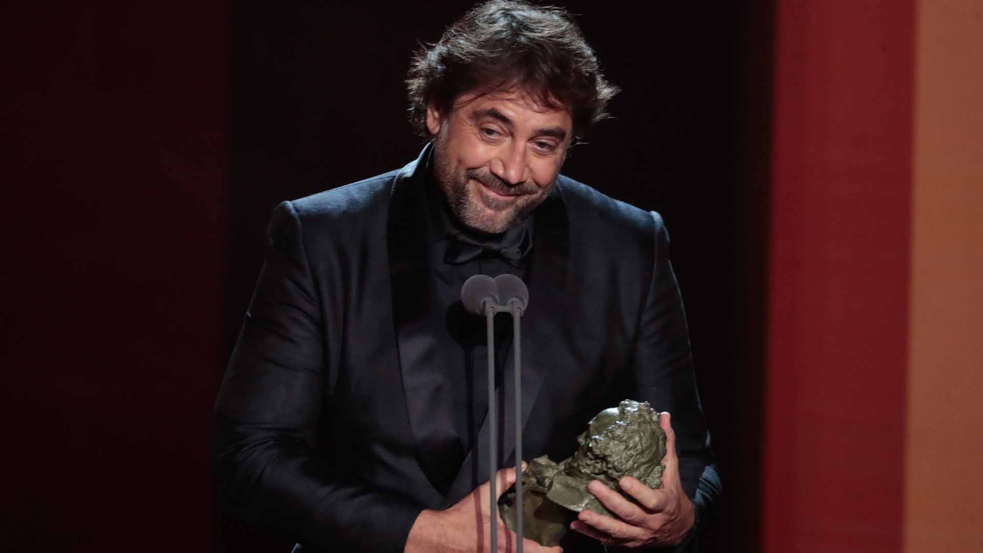 Actor Javier Bardem during the 36th annual Goya Film Awards in Valencia on Saturday 12 February, 2022.