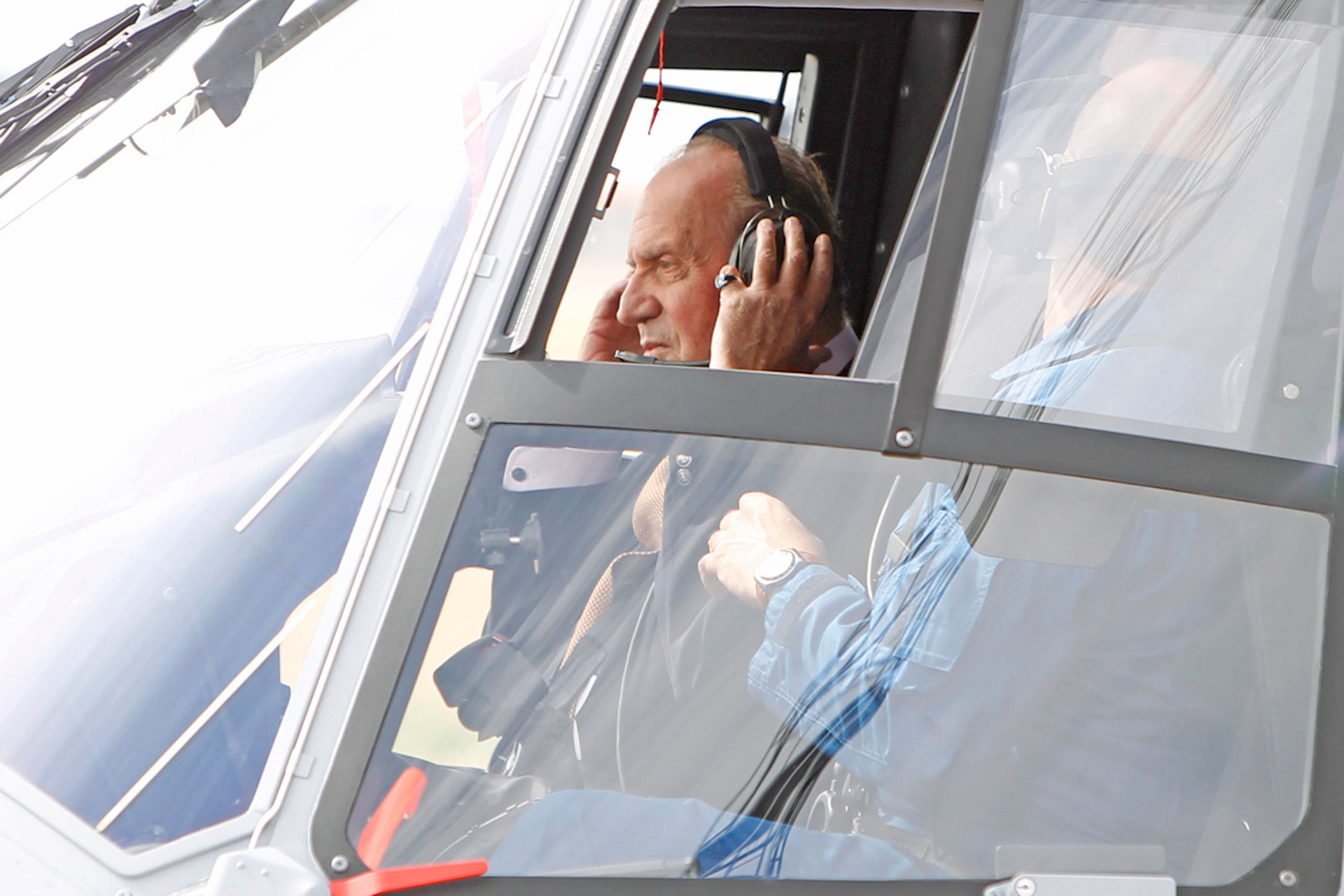Rey Juan Carlos helicóptero