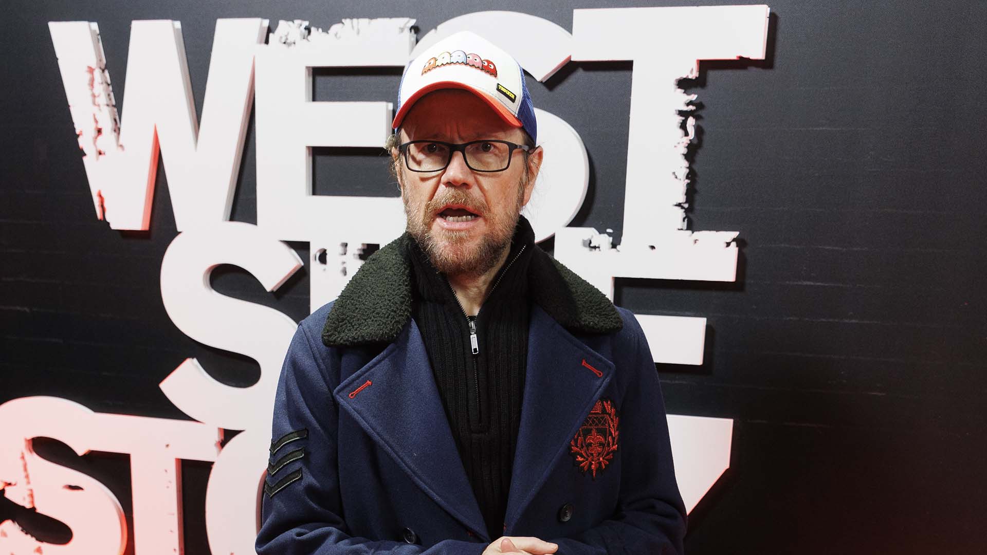 Actor Santiago Segura attending premiere film " West Side Story " in Madrid on Tuesday, 14 December 2021.