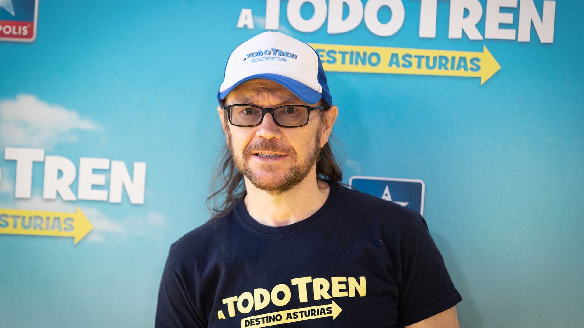 Actor director Santiago Segura during photocall premier ''Todo tren destino Asturias' in Madrid 04 July 2021