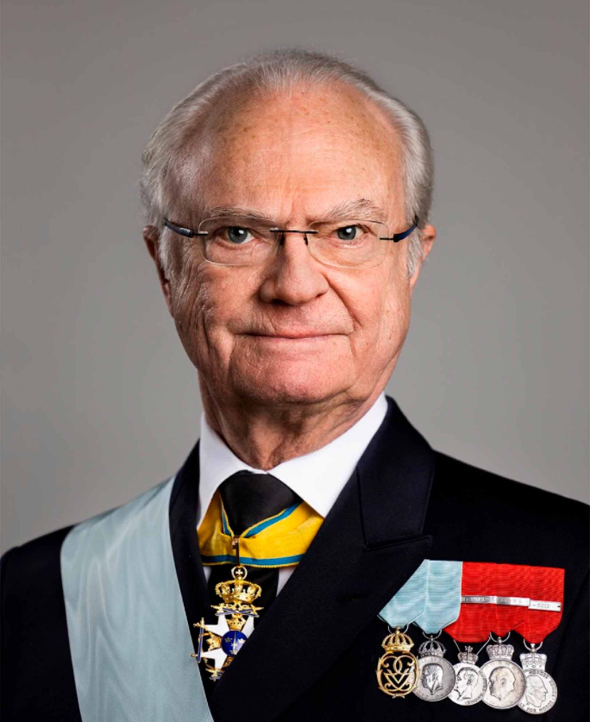 El Rey Carlos Gustavo de Suecia